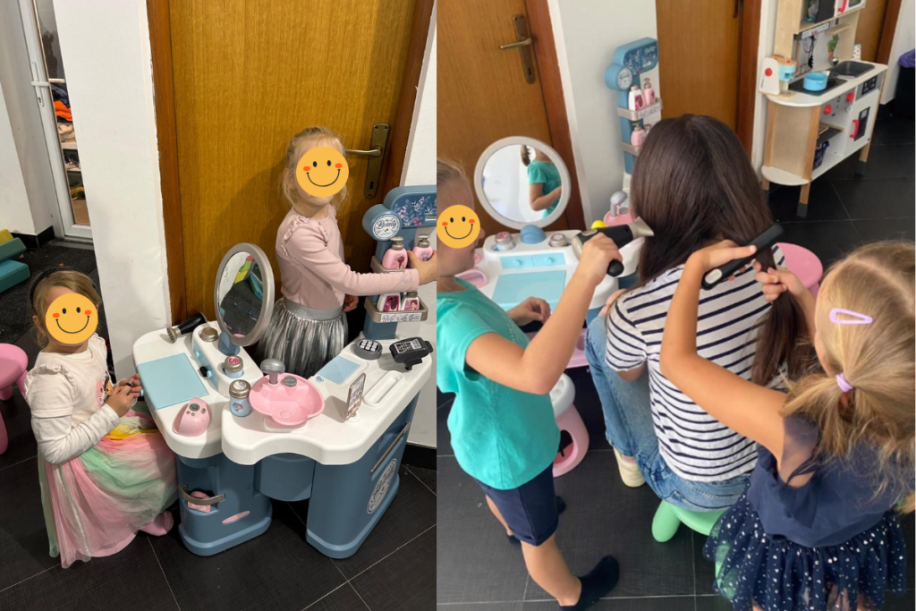 Kozmetički i frizerski salon u igraonici Mini Grad